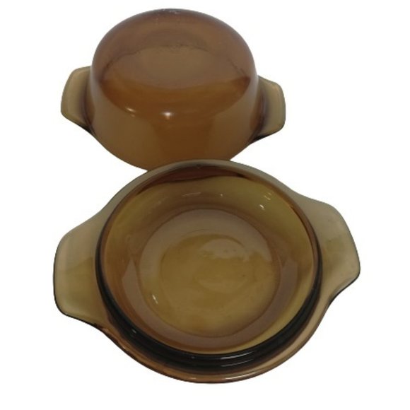 Anchor Hocking 472 Amber 12 OZ Casserole - Picture 4 of 4